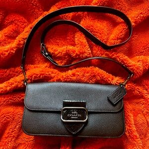 COACH Leather Morgan Handbag Shoulder Bag